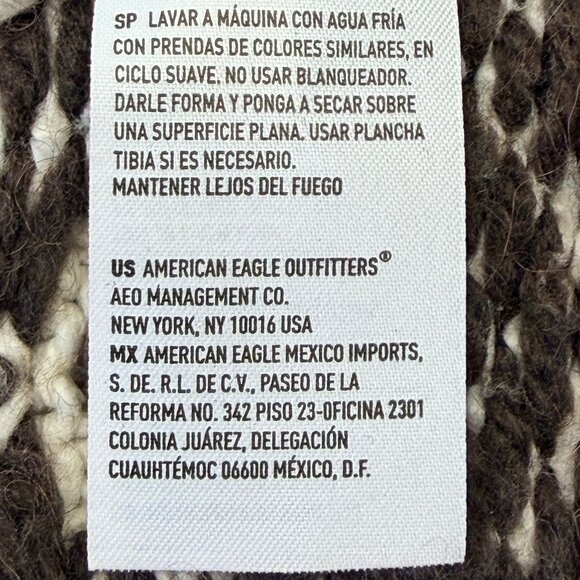 American Eagle Outfitters Open Cardigan Women XS Brown - Picture 8 of 9